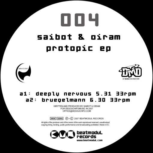 BMR004 - Saibot & Oiram - Protopic EP