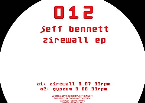 BMR012 - Jeff Bennett - Zirewall EP